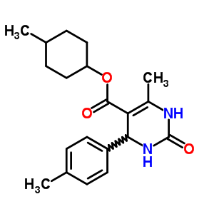 4-methylcyclohexyl 6-methyl-4-(4-methylphenyl)-2-oxo-1,2,3,4-tetrahydropyrimidine-5-carboxylate