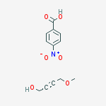2-Butyn-1-ol, 4-methoxy-, 4-nitrobenzoate molecular structure