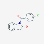 1-(4-Chlorobenzoyl)indolin-2-one molecular structure