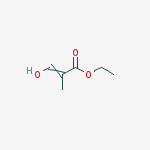 2-Propenoic acid, 3-hydroxy-2-methyl-, ethyl ester molecular structure