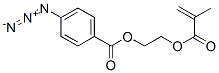 2-[(2-methyl-1-oxo-2-propenyl)oxy]ethyl 4-azidobenzoate molecular structure