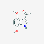 1-(4,7-dimethoxy-1h-indol-3-yl)ethanone molecular structure