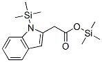 1-(Trimethylsilyl)-1H-indole-2-acetic acid trimethylsilyl ester molecular structure