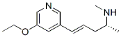 4-PENTEN-2-AMINE,5-(5-ETHOXY-PYRIDIN-3-YL)-N-METHYL-,(2R,4E)- molecular structure