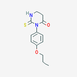 3-(4-propoxyphenyl)-2-sulfanylidene-1,3-diazinan-4-one molecular structure