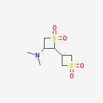 N,N-dimethyl-2,3'-bithietan-3-amine 1,1,1',1'-tetraoxide