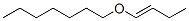 1-[(E)-1-Butenyloxy]heptane molecular structure