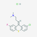 (3E)-3-(2-chloro-7-fluoro-9H-thioxanthen-9-ylidene)-N,N-dimethylpropan-1-amine hydrochloride