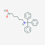 Hexanoic acid, 6-[(triphenylmethyl)amino]- molecular structure