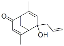 BICYCLO[3.3.1]NONA-3,7-DIEN-2-ONE,6-HYDROXY-4,8-DIMETHYL-6-(2-ALLYL)- molecular structure
