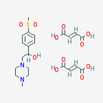 (e)-but-2-enedioic Acid;2-(4-methylpiperazin-1-yl)-1-(4-methylsulfonylphenyl)ethanol