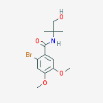 Benzamide, 2-bromo-N-(2-hydroxy-1,1-dimethylethyl)-4,5-dimethoxy-