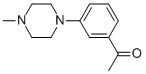 1-[3-(4-METHYL-PIPERAZIN-1-YL)-PHENYL]-ETHANONE molecular structure