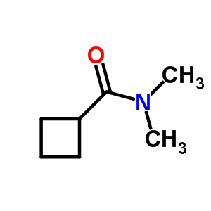 N,N-dimethylcyclobutanecarboxamide molecular structure