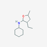 2-Furanamine, N-cyclohexyl-3-ethyltetrahydro-5-methyl-