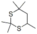 2,2,4,4,6-Pentamethyl-1,3-dithiane molecular structure
