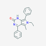 6-ethyl-5-methyl-4,7-diphenyl-1h-pyrrolo[3,4-d]pyrimidin-2-one molecular structure