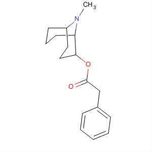 Benzeneacetic acid, 9-methyl-9-azabicyclo[3.3.1]nonane-2,6-diyl ester molecular structure