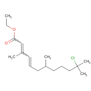 2,4-Dodecadienoic acid, 11-chloro-3,7,11-trimethyl-, ethyl ester