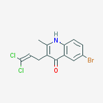 6-bromo-3-(3,3-dichloroprop-2-en-1-yl)-2-methylquinolin-4(1H)-one