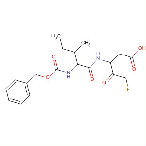 Pentanoic acid,5-fluoro-3-[[(2S,3S)-3-methyl-1-oxo-2-[[(phenylmethoxy)carbonyl]amino]pentyl]amino]-4-oxo-