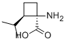 CYCLOBUTANECARBOXYLIC ACID 1-AMINO-2-(ISOPROPYL)-,(1R,2R)- molecular structure