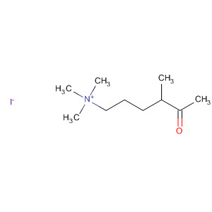 1-Hexanaminium, N,N,N,4-tetramethyl-5-oxo-, iodide molecular structure