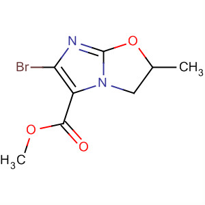 Imidazo[2,1-b]oxazole-5-carboxylic acid,6-bromo-2,3-dihydro-2-methyl-, methyl ester molecular structure
