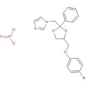 1H-Imidazole,1-[[4-[(4-bromophenoxy)methyl]-2-phenyl-1,3-dioxolan-2-yl]methyl]-,mononitrate