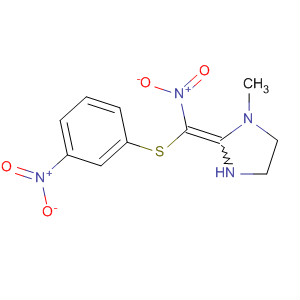 Imidazolidine, 1-methyl-2-[nitro[(3-nitrophenyl)thio]methylene]-