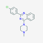 2-(4-chlorophenyl)-4-(4-methylpiperazin-1-yl)quinazoline