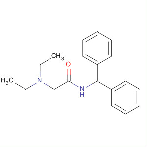 Acetamide, 2-(diethylamino)-N-(diphenylmethyl)- molecular structure