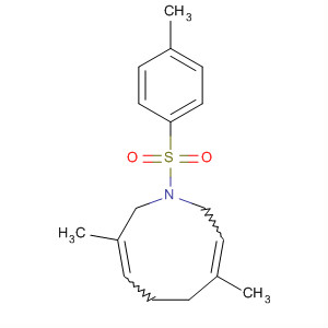 1H-Azonine,2,5,6,9-tetrahydro-3,7-dimethyl-1-[(4-methylphenyl)sulfonyl]- molecular structure