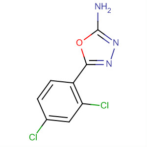 1,3,4-Oxadiazol-2-amine, 5-(2,4-dichlorophenyl)- molecular structure