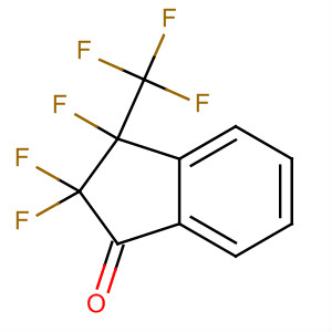1H-Inden-1-one, 2,2,3-trifluoro-2,3-dihydro-3-(trifluoromethyl)- molecular structure