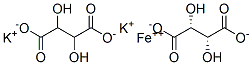 iron(2+) dipotassium [R-(R*,R*)]-ditartrate molecular structure