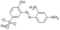sodium 3-[(2,4-diaminophenyl)azo]-4-hydroxybenzenesulphonate molecular structure