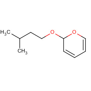 2H-Pyran, tetrahydro-2-(3-methylbutoxy)- molecular structure