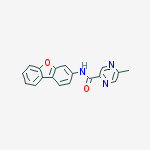 PYRAZINECARBOXAMIDE,N-DIBENZOFURAN-3-YL-5-METHYL- molecular structure