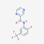 PYRAZINECARBOXAMIDE,N-[2-FLUORO-5-(TRIFLUOROMETHYL)PHENYL]-