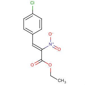 2-Propenoic acid, 3-(4-chlorophenyl)-2-nitro-, ethyl ester, (Z)- molecular structure