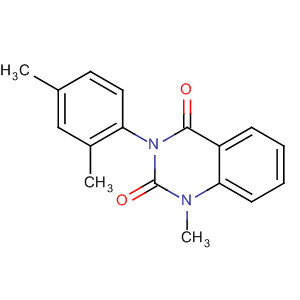 2,4(1H,3H)-Quinazolinedione, 3-(2,4-dimethylphenyl)-1-methyl- molecular structure
