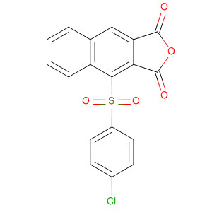Naphtho[2,3-c]furan-1,3-dione, [(4-chlorophenyl)sulfonyl]- molecular structure