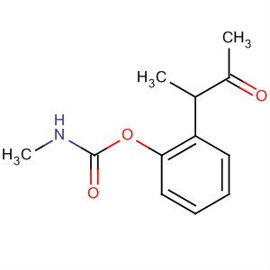 2-Butanone, 3-[2-[[(methylamino)carbonyl]oxy]phenyl]- molecular structure