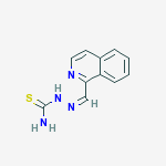 HYDRAZINECARBOTHIOAMIDE,2-(1-ISOQUINOLINYLMETHYLENE)-,(Z)- molecular structure