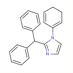 1H-Imidazole, 2-(diphenylmethyl)-4,5-dihydro-1-phenyl- molecular structure