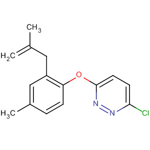 Pyridazine, 3-chloro-6-[4-methyl-2-(2-methyl-2-propenyl)phenoxy]- molecular structure