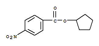 cyclopentanol, 4-nitrobenzoate molecular structure