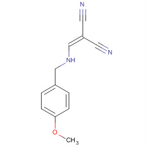 Propanedinitrile, [[(4-methoxyphenyl)methylamino]methylene]- molecular structure