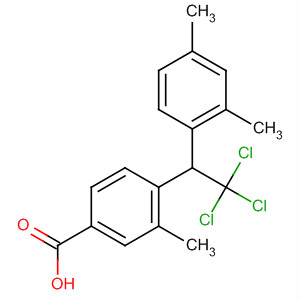 Benzoic acid, 3-methyl-4-[2,2,2-trichloro-1-(2,4-dimethylphenyl)ethyl]-